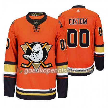 Anaheim Ducks Custom Adidas 2019-2020 Oranje Authentic Shirt - Mannen